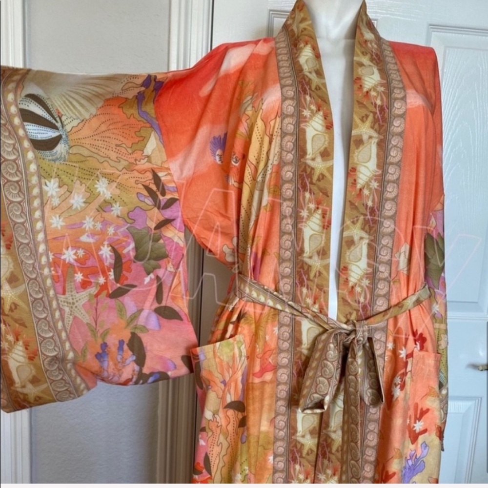 Bohemian Mermaid Kimono Duster - Picture 12 of 16